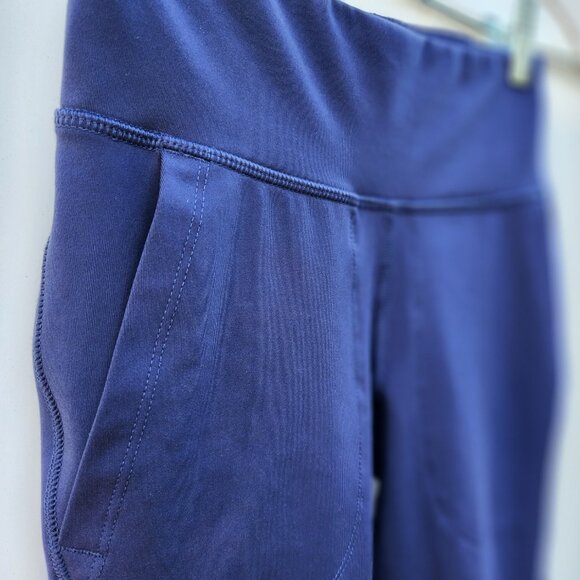 🏆Champion Authentic 🏆Athleticwear Performance Yoga Leggings XS-NAVY BLUE - Picture 4 of 7